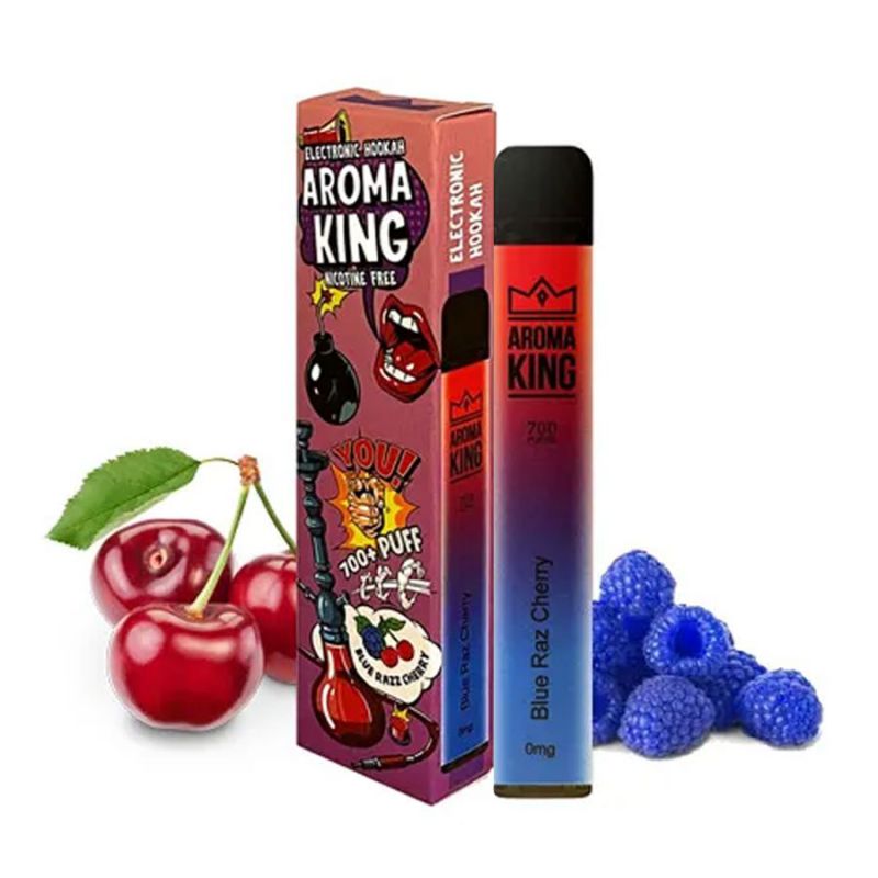 akh38 aroma king des. blue razz cherry 0mg (1x10)
