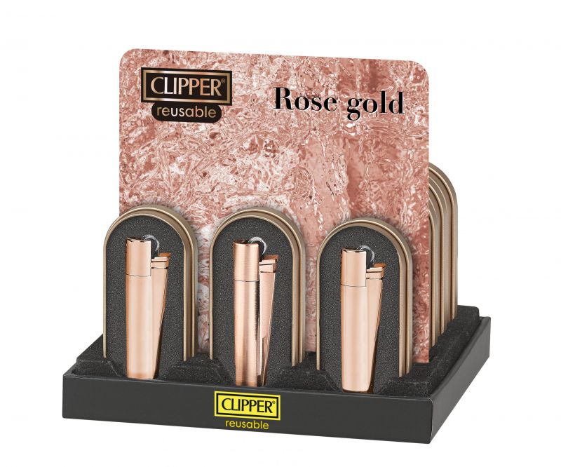 bandeja 12 clipper metal rose gold