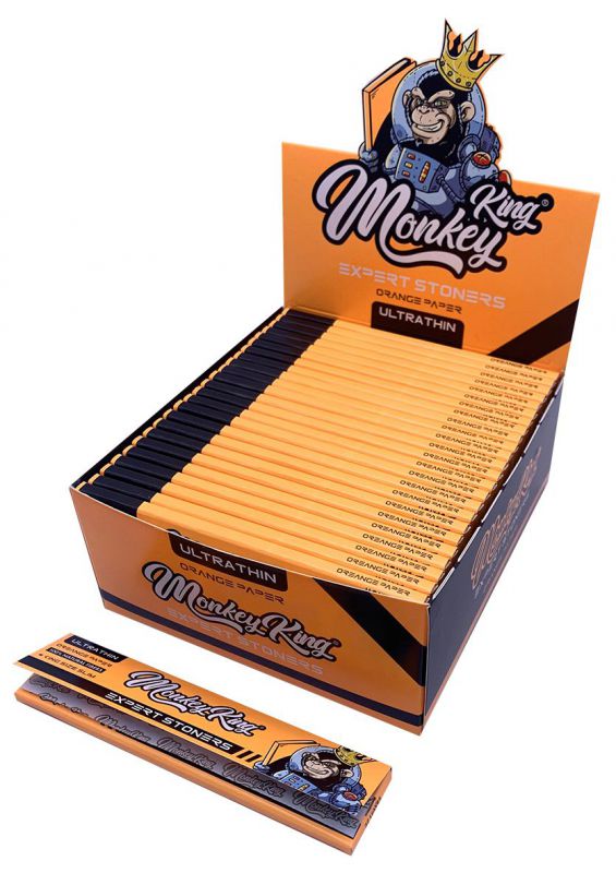 papel monkey king size orange 1x50