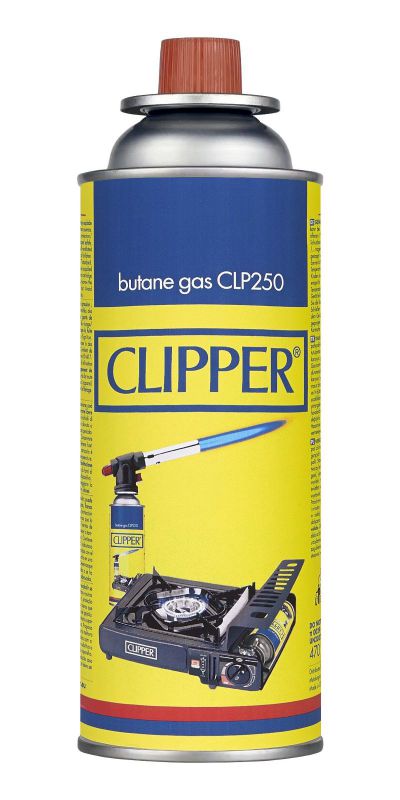cartucho gas clipper valvula clp250 400ml (1x4)