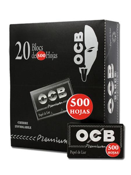 papel de fumar ocb bloc 500 premium - 1x20