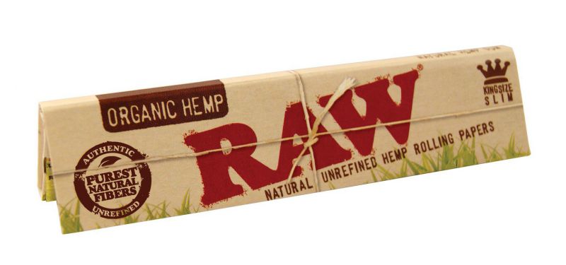 papel de fumar raw king slim organico 1x50