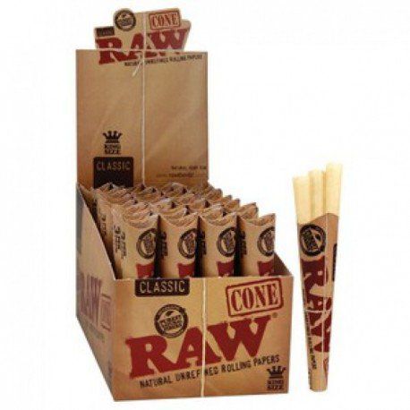 raw cone king size 32 packs x 3 cones