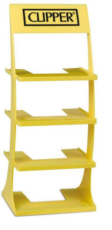 expositor clipper amarillo 4 pisos