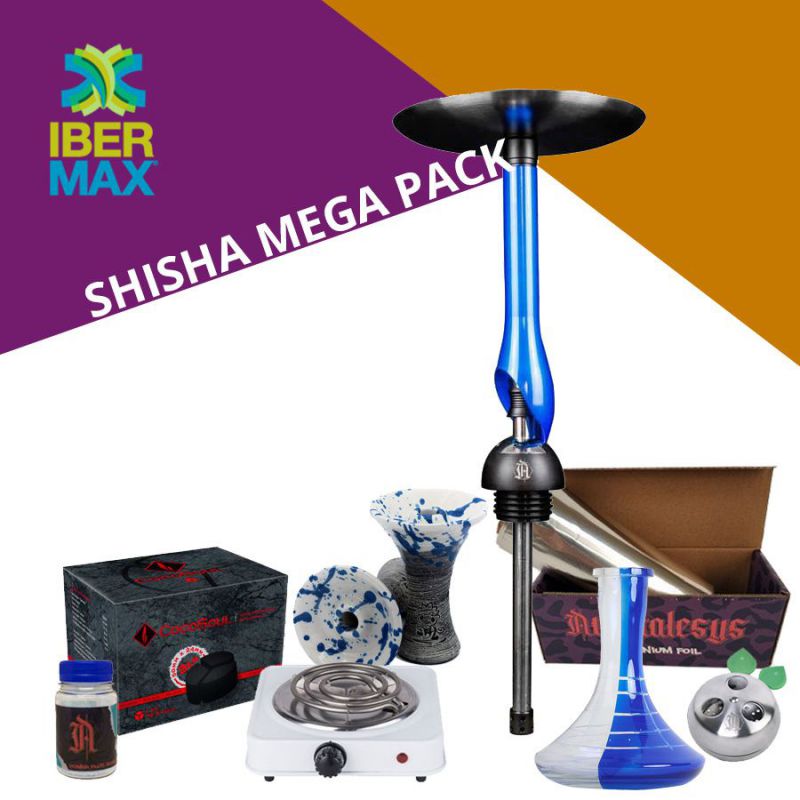 mega pack shisha animalesys tiger azul