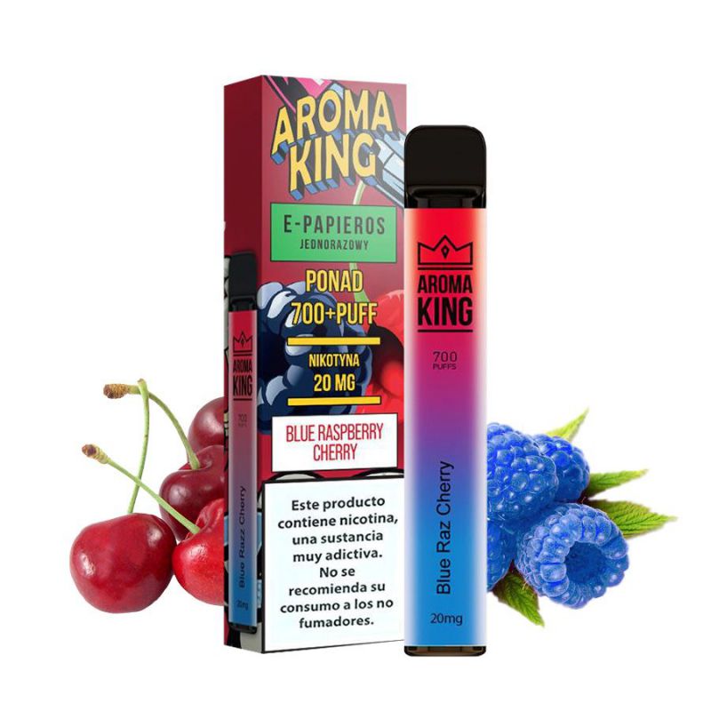 aroma king desechables blue razz cherry 20mg 1x10