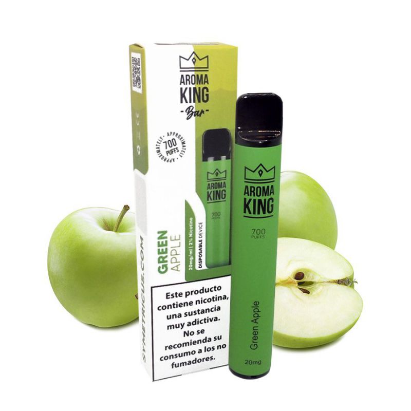 aroma king desechables green apple 20mg (1x10)