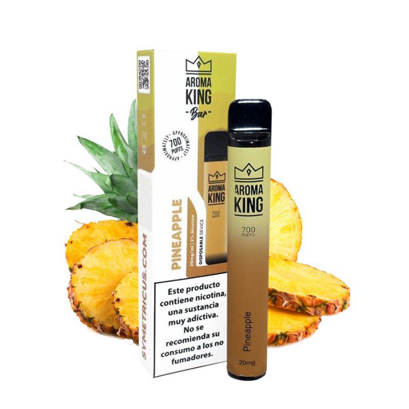 ak709 aroma king desechables pineapple 20mg (1x10)