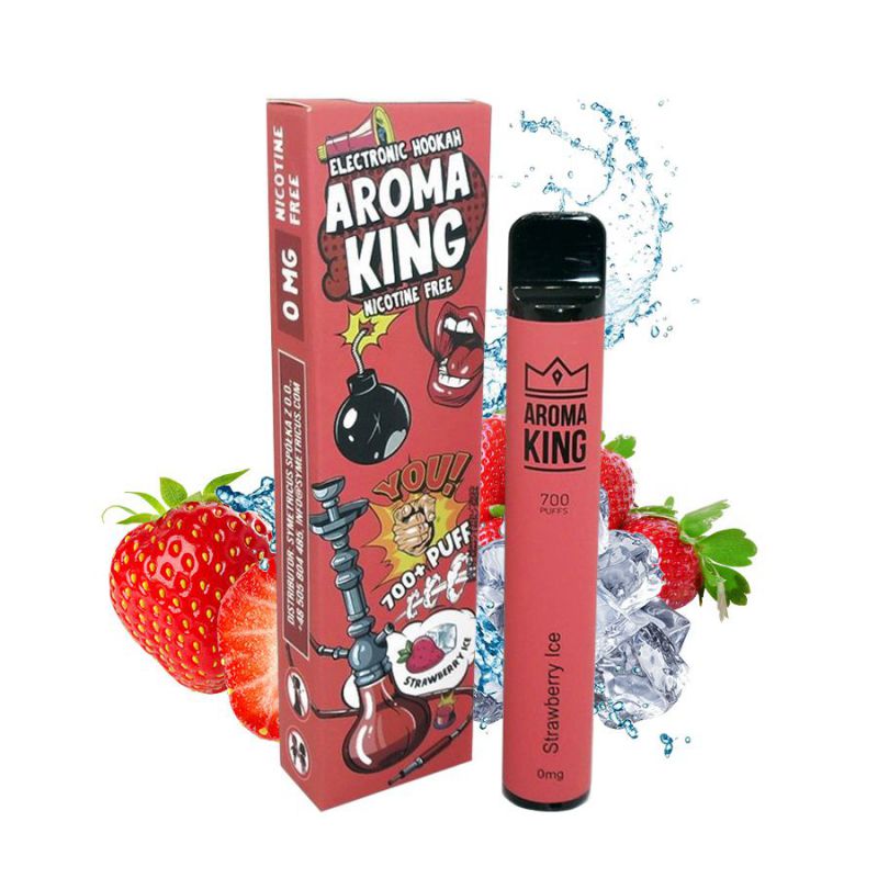 aroma king desechables strawberry ice 0mg (1x10)