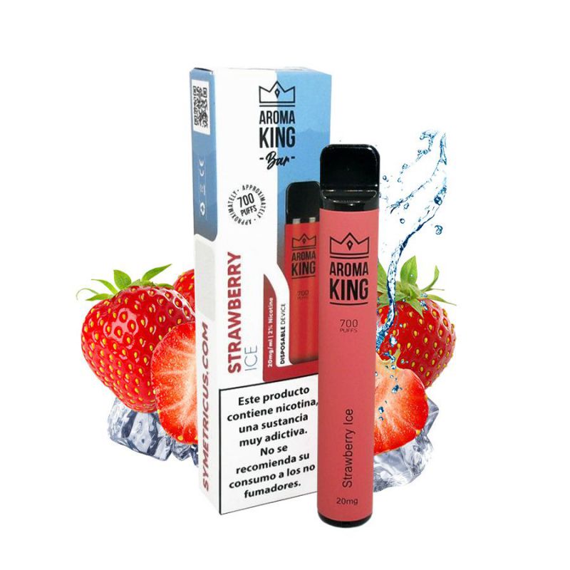 aroma king desechables strawberry ice 20mg (1x10)