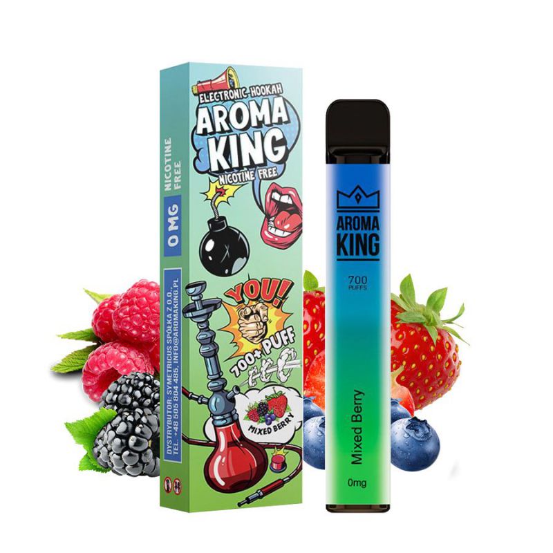 aroma king desechables mixed berry 0mg (1x10)