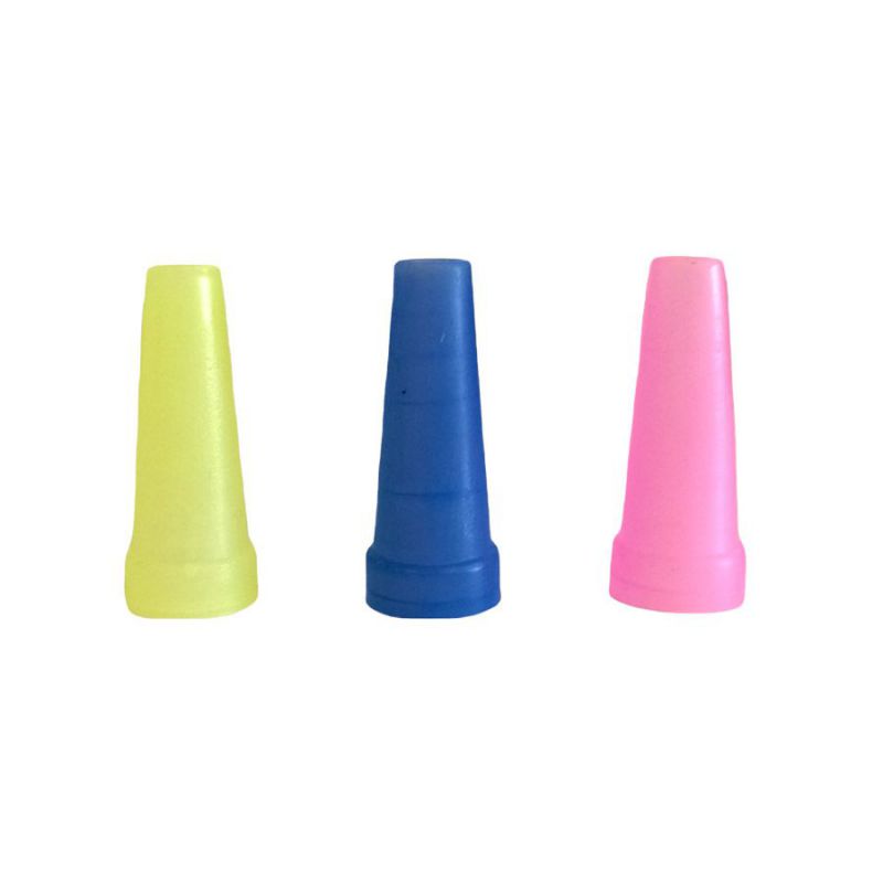 boquillas desechables 3.7 cm colores (1x100)