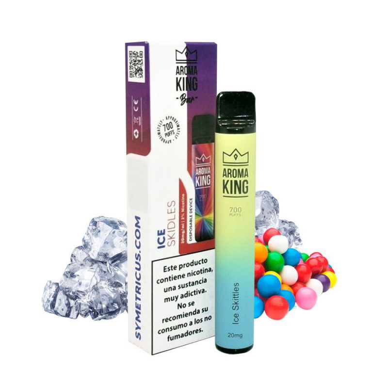 aroma king desechables ice skittles 20mg (1x10)