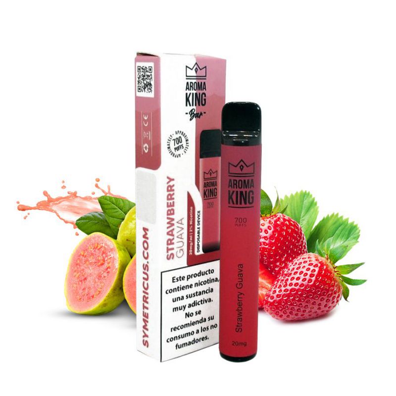AROMA KING DESECHABLES STRAWBERRY GUAVA 20MG(1x10)