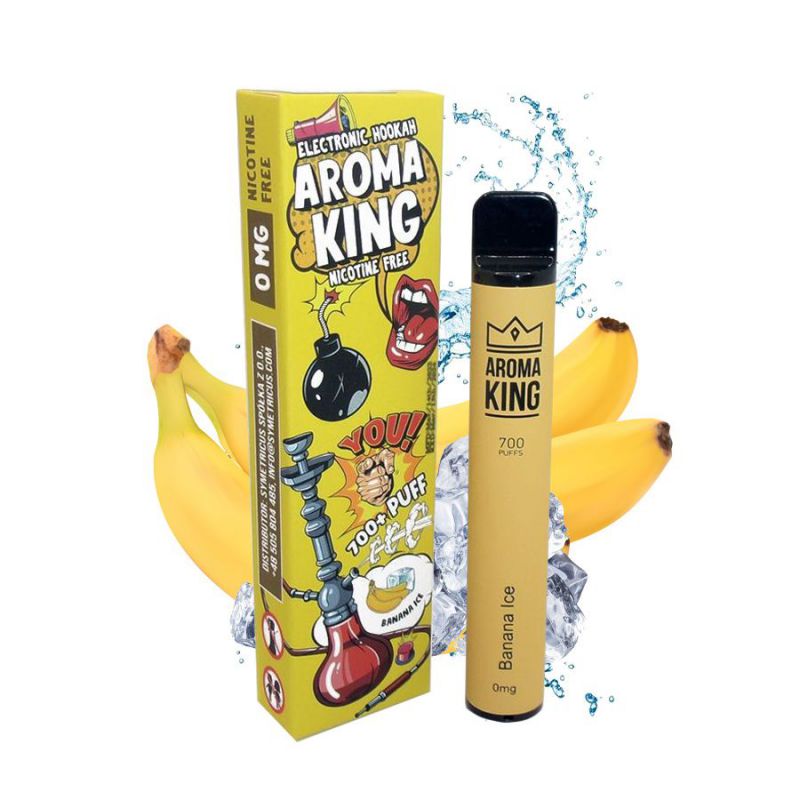 akh14 aroma king desechables banana ice 0mg (1x10)