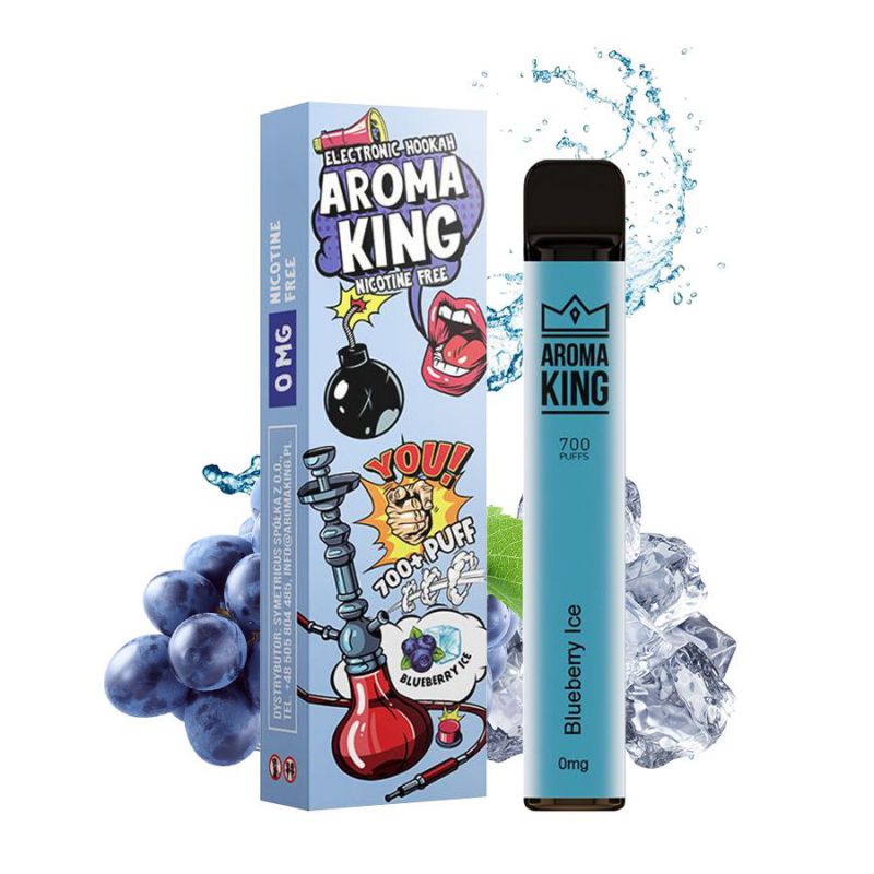 AROMA KING DESECHABLES BLUEBERRY ICE 0MG (1x10)