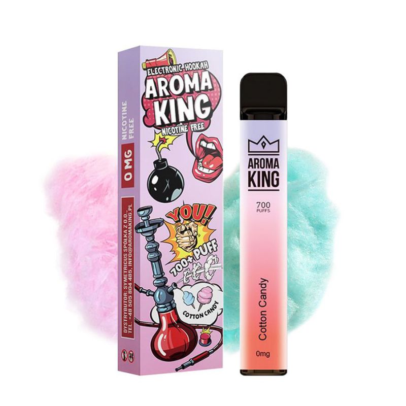 aroma king desechables coton candy 0mg (1x10)