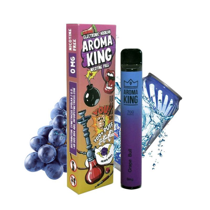 aroma king desechables grape bull 0mg (1x10)