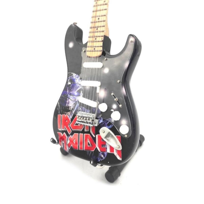 réplica mini guitarra 25cm iron maiden