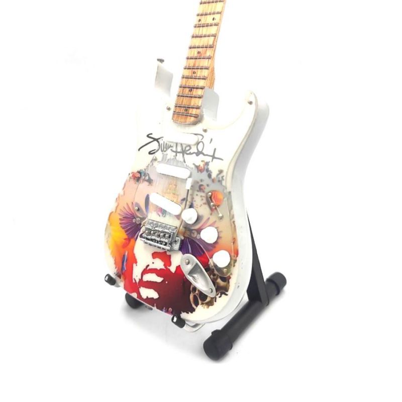 réplica mini guitarra 25cm jimmi hendrix