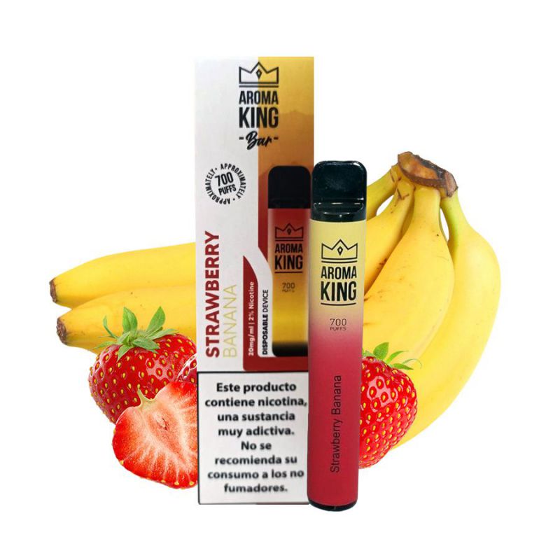 aroma king desechables strawberry banana 20mg 1x10