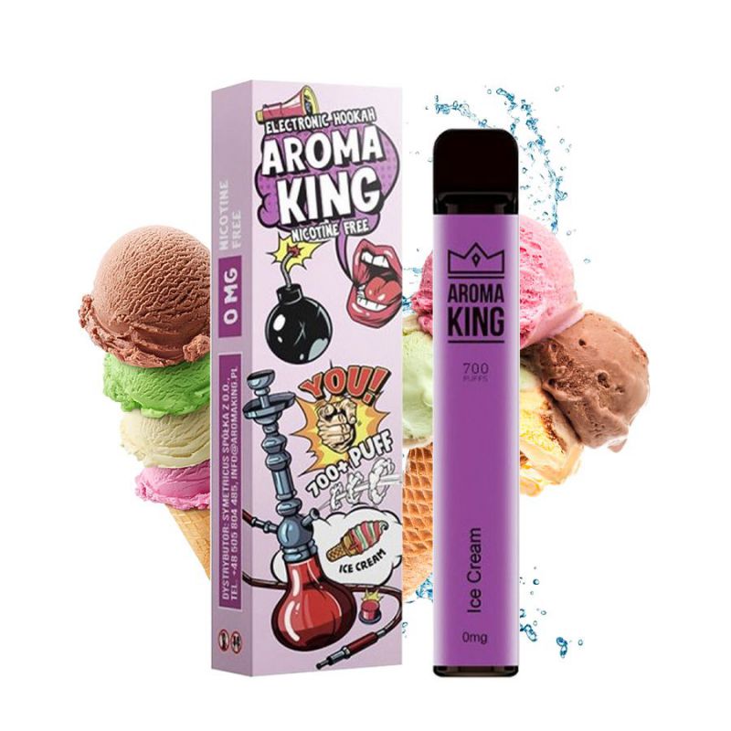 akh25 aroma king desechables ice cream 0mg (1x10)