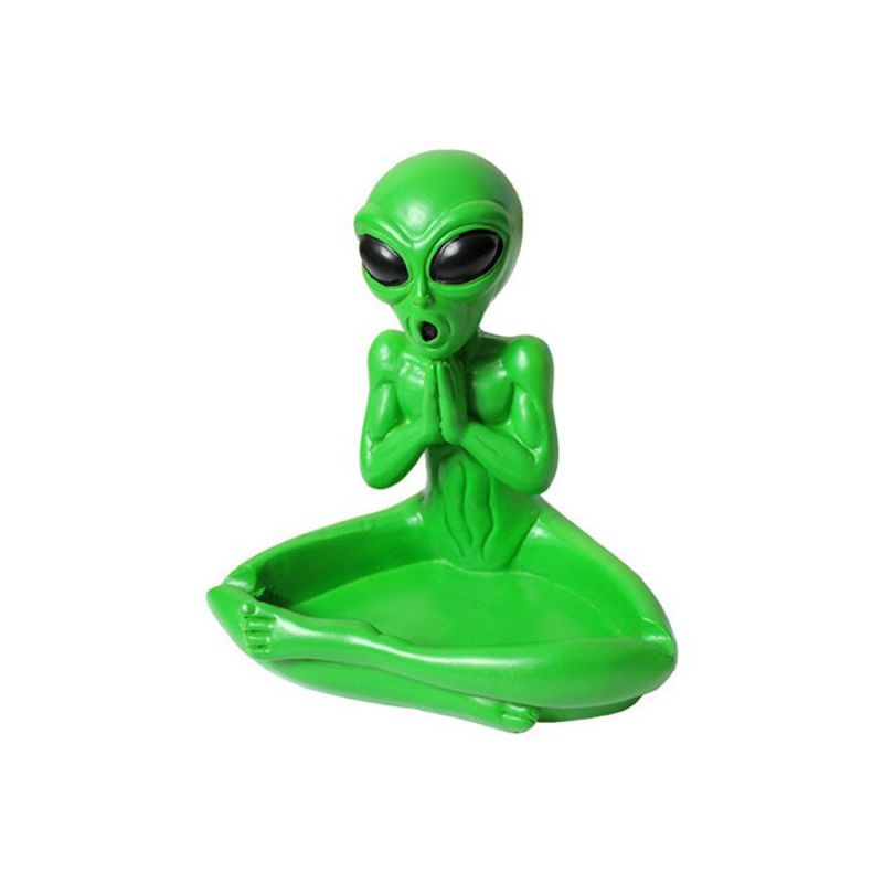 cenicero alien verde