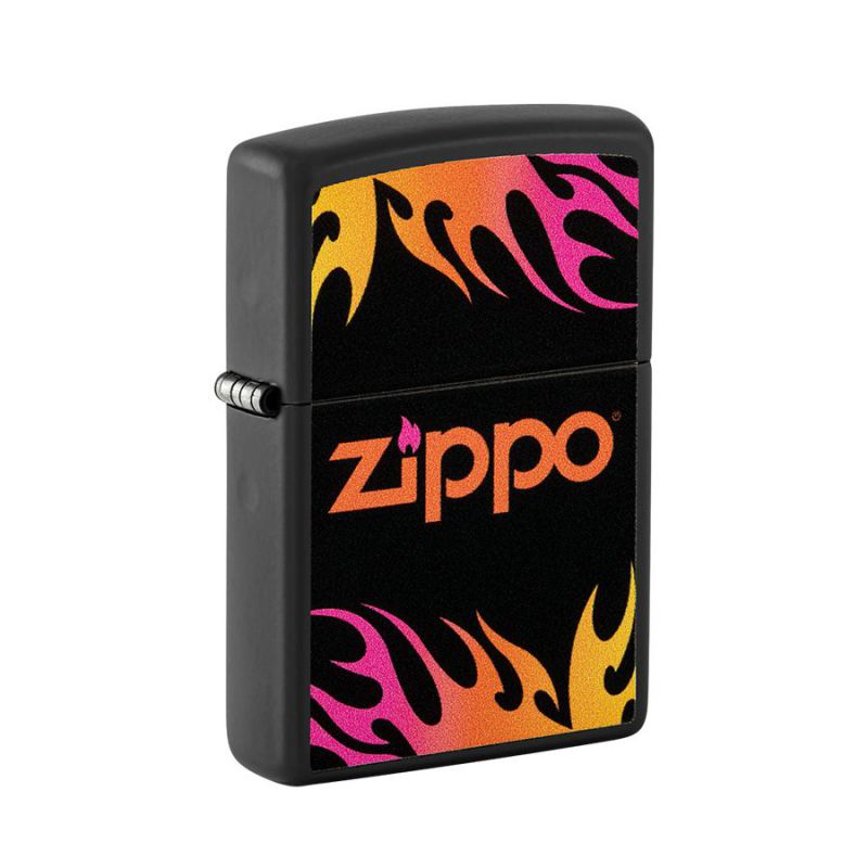 zippo black mate design