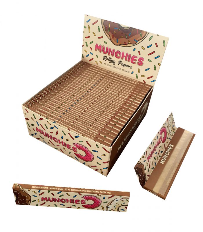 PAPEL MUNCHIES KING SIZE UNBLEACHED 1X50