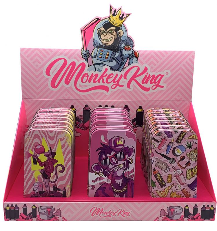 exp.18 cajas metal monkey pink