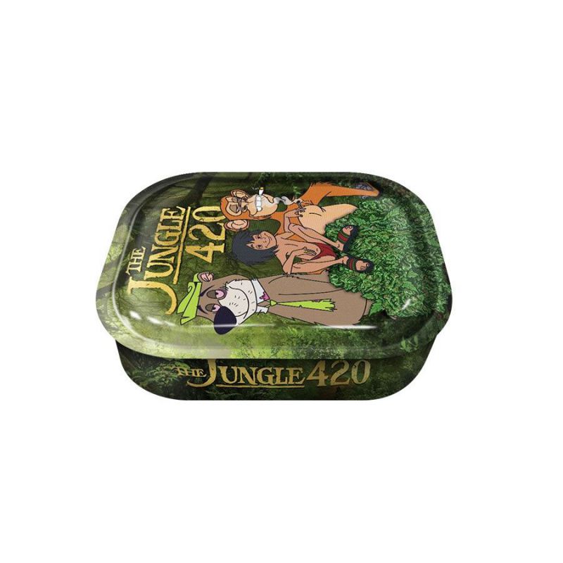 caja metal + bandeja the jungle 420 - 18x14x5cm