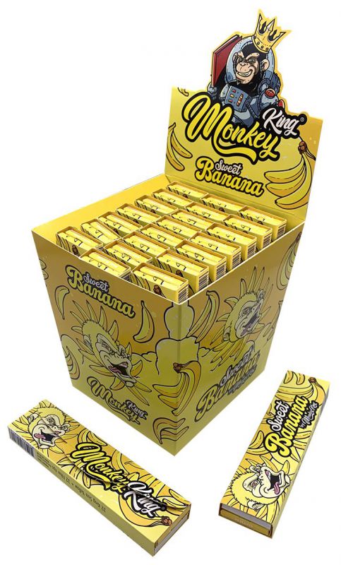 pack papel+tips monkey ks olor banana 1x24