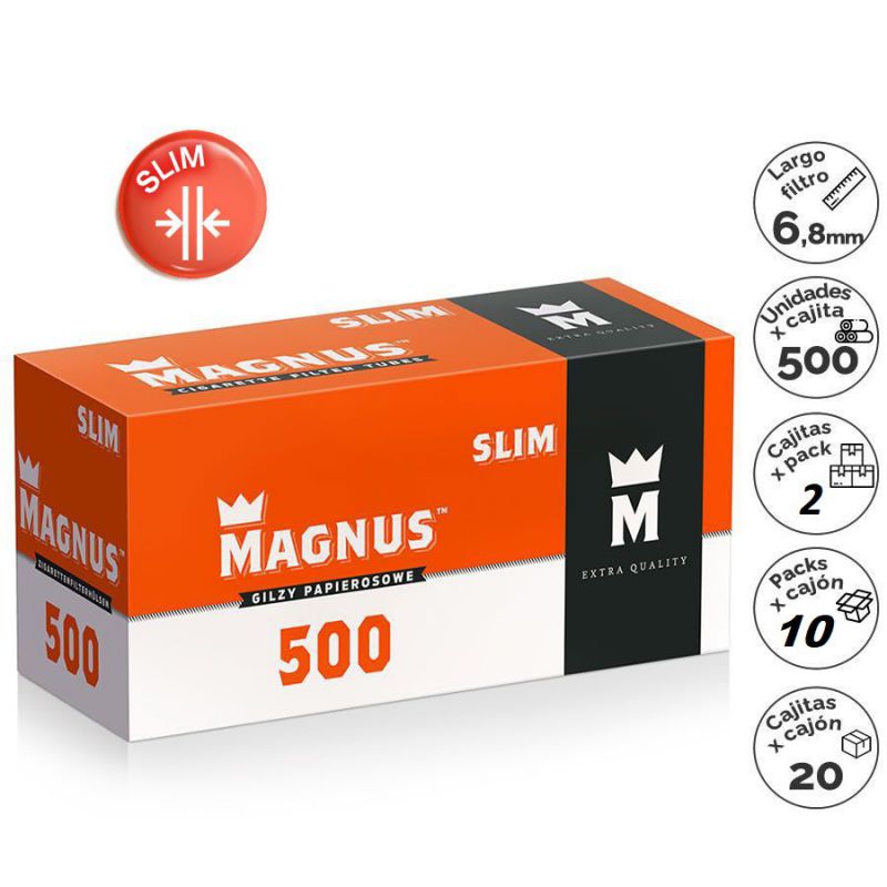 TUBOS MAGNUS 500 SLIM (1 X 2 )