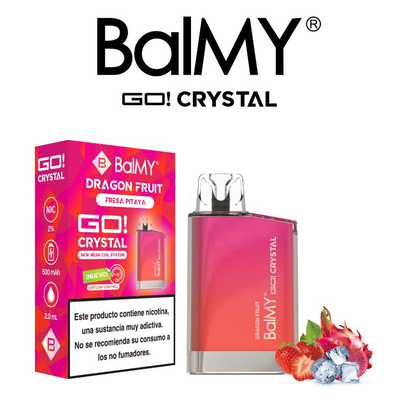 BGC203 BALMY GO CRYSTAL DRAGONFRUIT 1X10