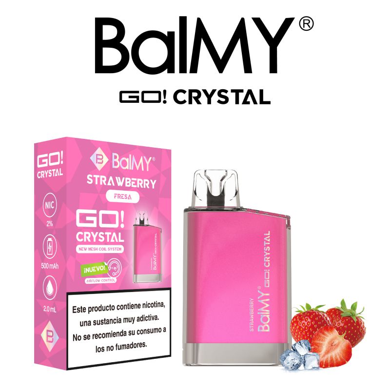 bgc207 balmy go crystal strawberry 1x10