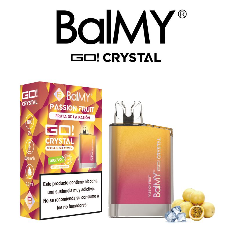 BGC230 BALMY GO CRYSTAL PASSION FRUIT 1X10