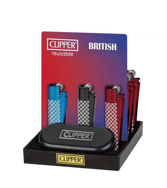 bandeja 12 clipper metal british laser