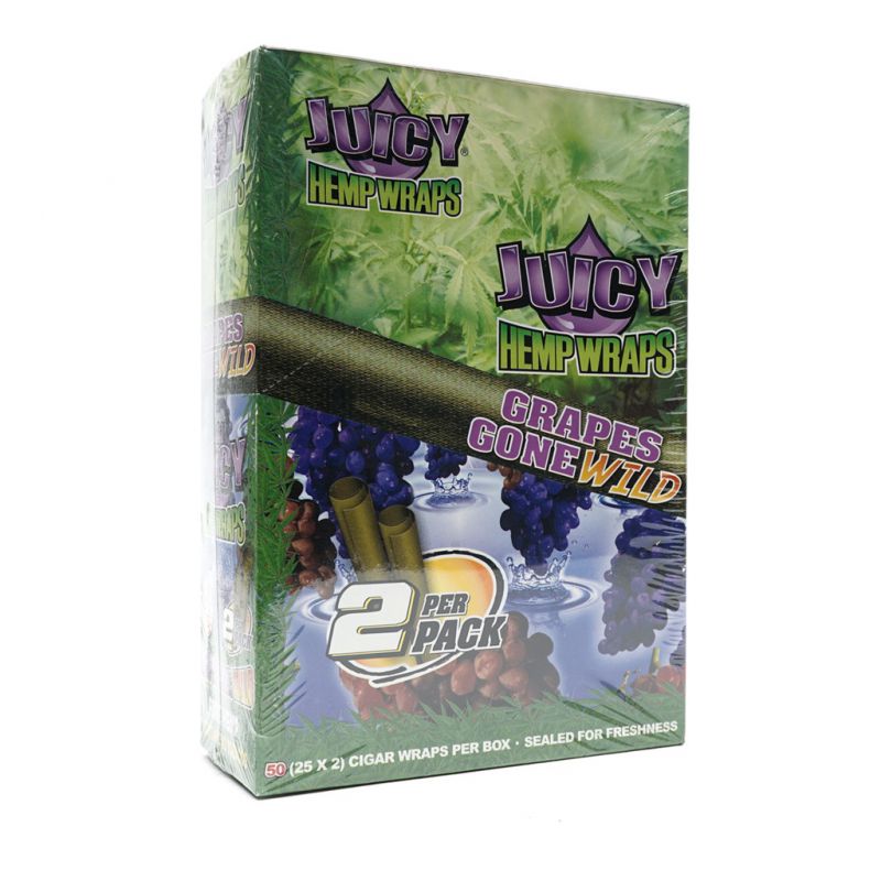 juicy hemp wraps purple 2 blunts 1 x 25