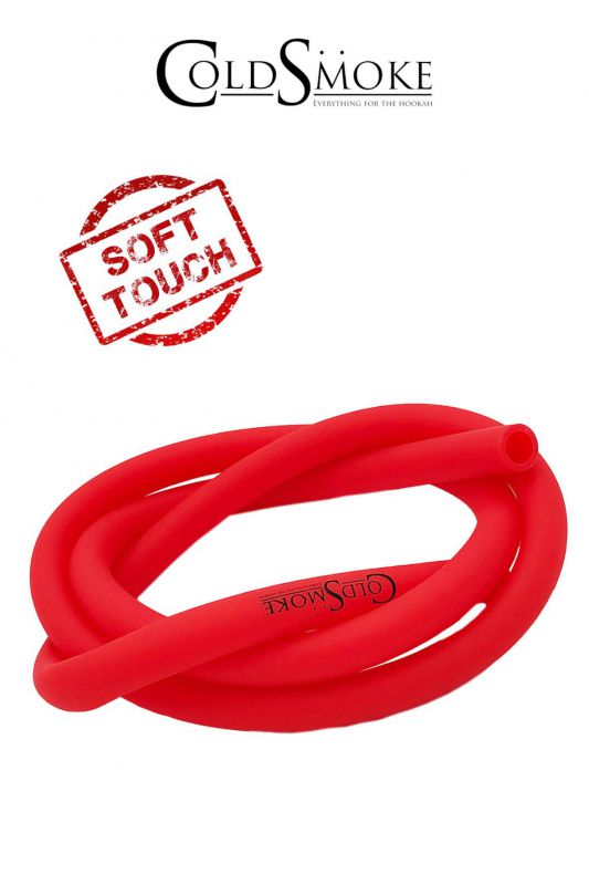 manguera silicona soft touch roja 150cm