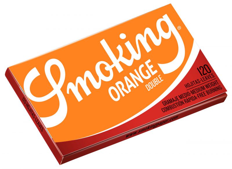 papel de fumar smoking orange doble ventana