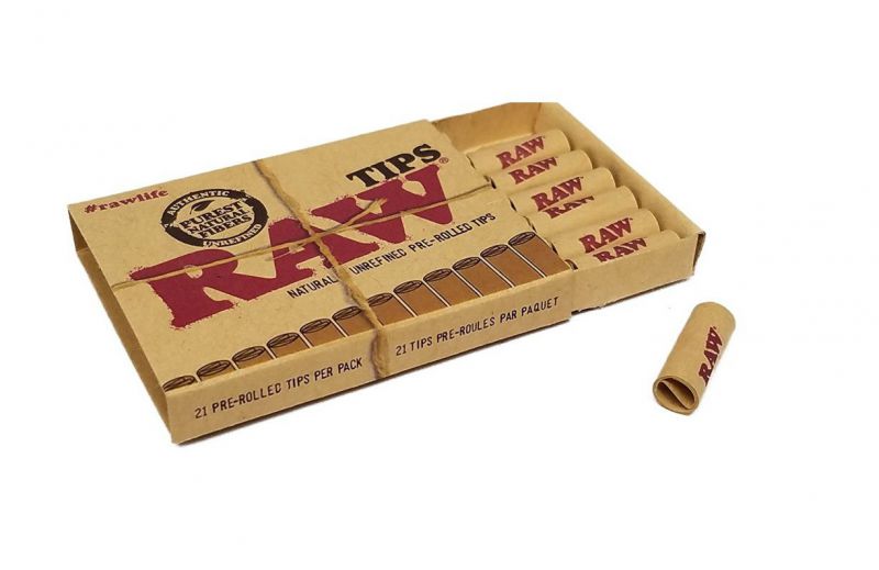 RAW TIPS PRE-ROLLED 1 X 20