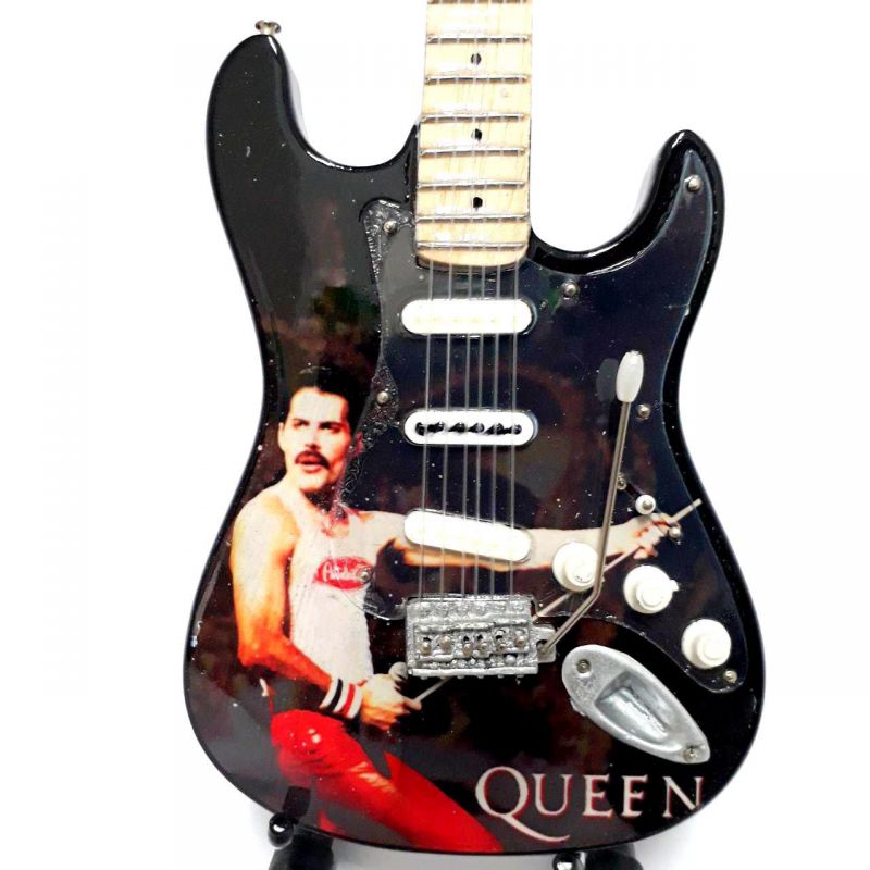 réplica mini guitarra 25cm queen
