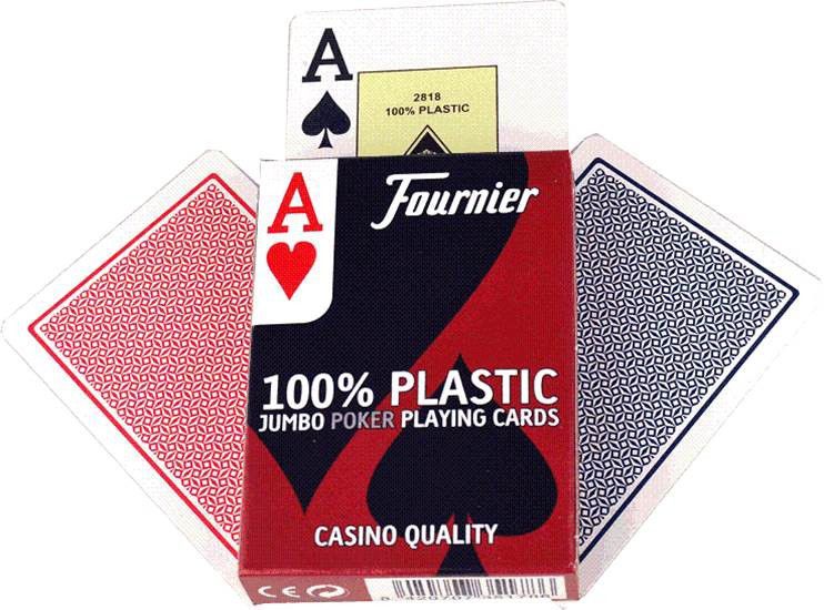 barajas poker plastico 55 cartas 1 x 12