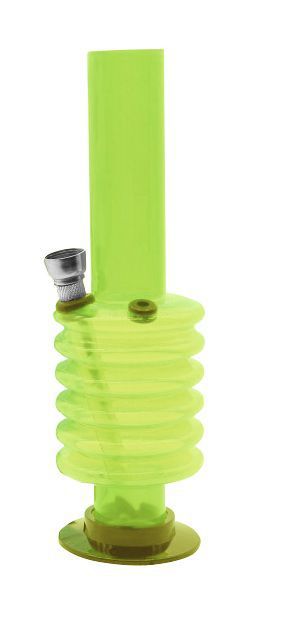 bong acrilico verde 20 cm