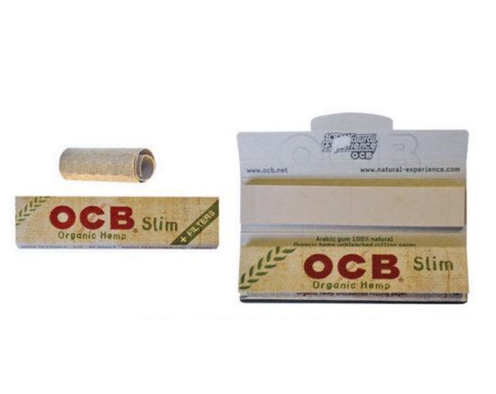 papel de fumar ocb organico slim + tips 1x32