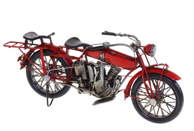 figura metal moto tipo indian