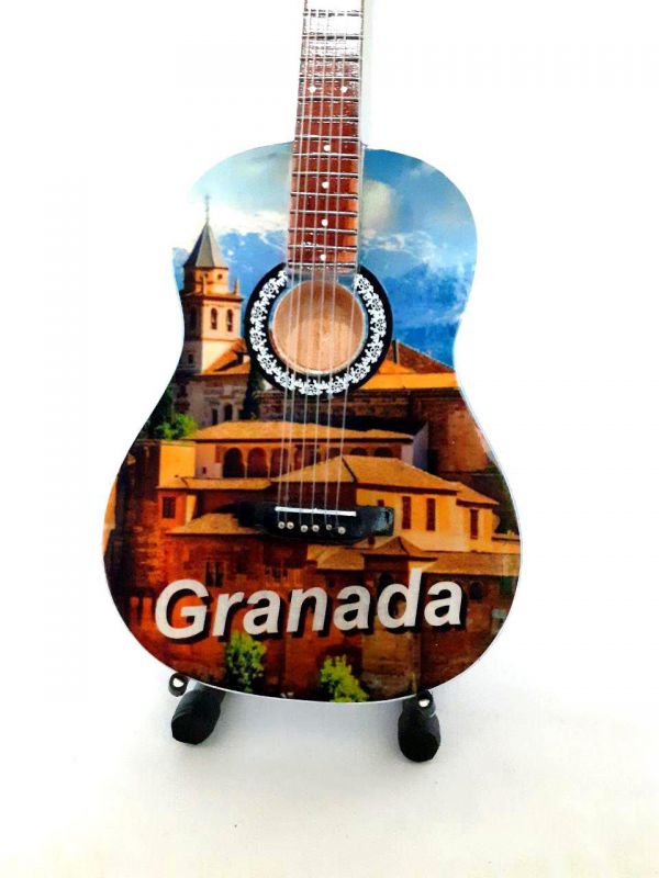 replica mini guitarra 25 cm granada