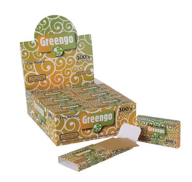 papel greengo 1.1/4 bloc 300 (1x40)