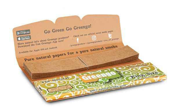 papel greengo king size regular + tips (1x24)