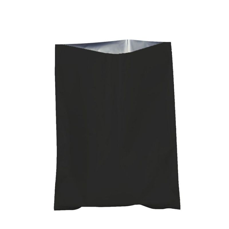 50 bolsas de aluminio sellable negro 45 x 60 cm
